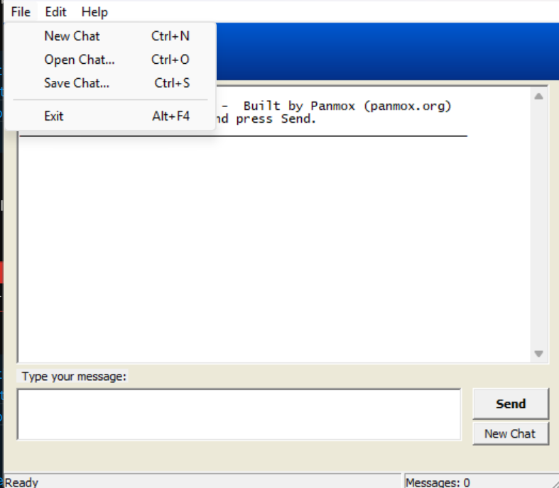 NeuralXP File menu